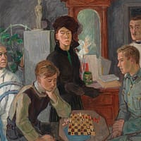 Tove Jansson painting The Family