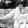 Historic portrait photo of Tove Jansson and her mother