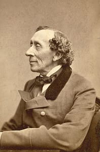 Portrait photograph of Hans Christian Andersen