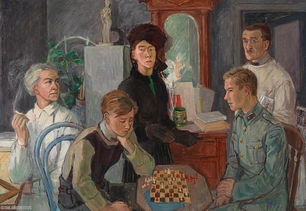 Tove Jansson painting The Family