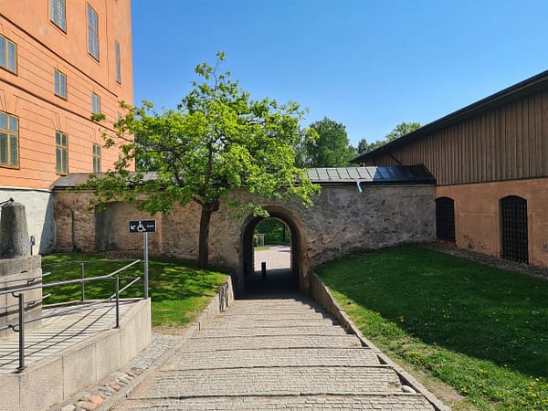 A photo of the Sture vault at the Uppsala castle.