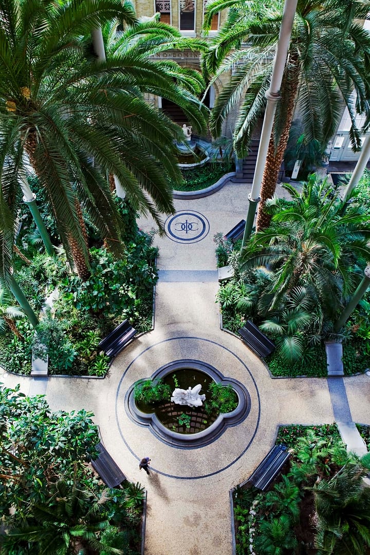 The winter garden inside Glyptoteket